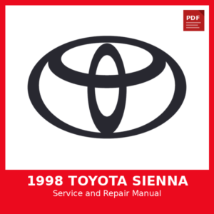 1998 Toyota Sienna OEM Factory Repair Manual
