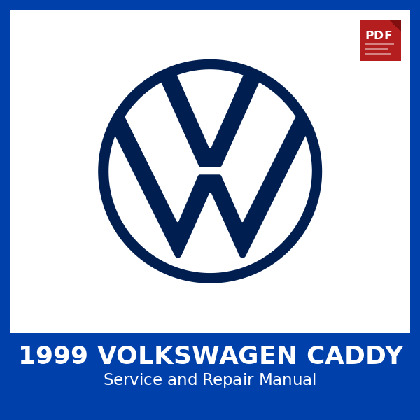 1999 Volkswagen Caddy OEM Factory Repair Manual